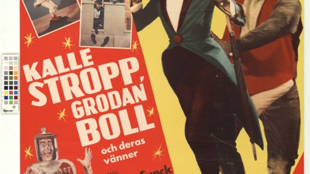 ⁣Tecknat Barn Svenska:Kalle Stropp, Grodan Boll och deras vänner (1956) VHSRIPPEN (Svenska) Hela Film